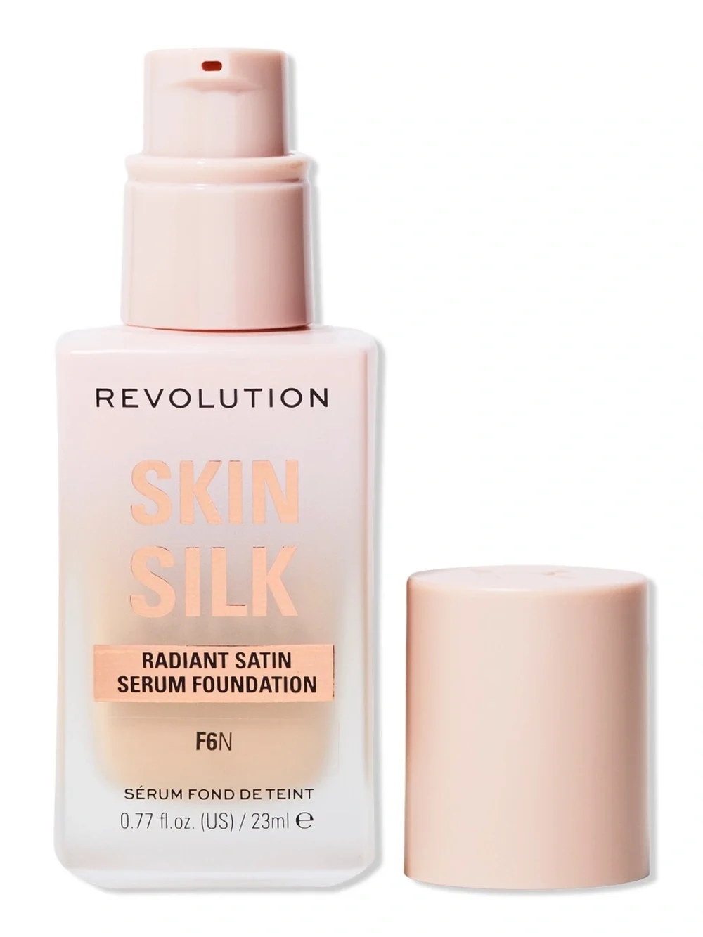 Revolution Skin Silk Radiant Satin Serum Foundation - Cream (F6N)